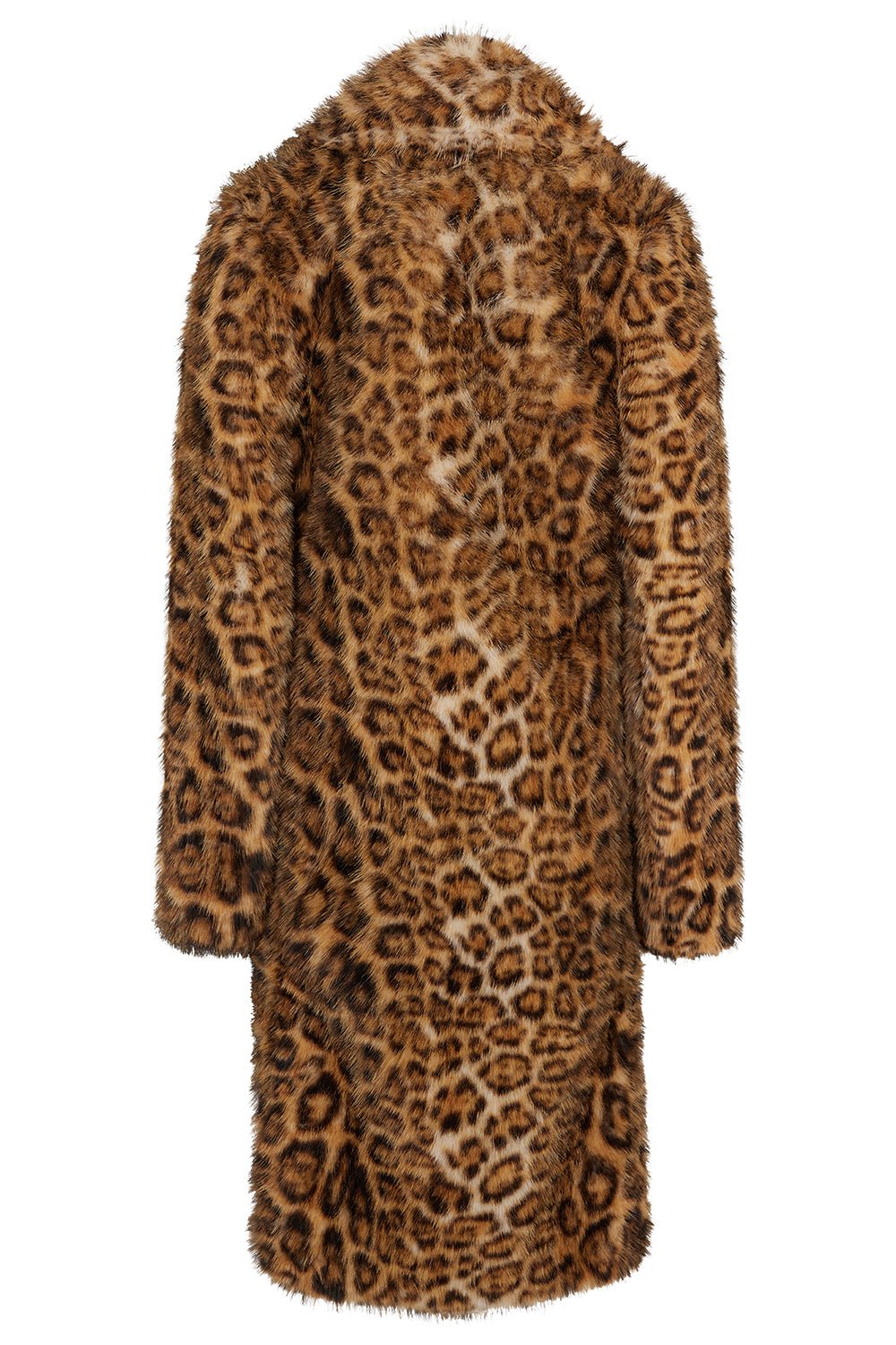 RABANNE-Faux Fur Coat-LEOPARD