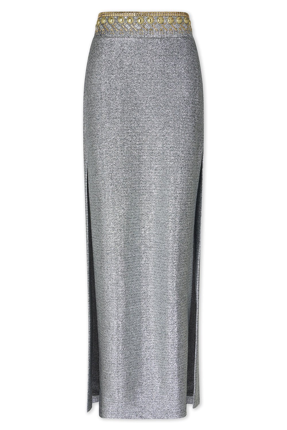 RABANNE-Dual Slit Long Skirt-