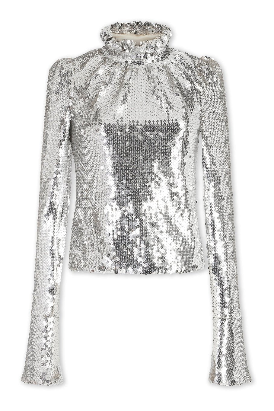 RABANNE-Sequin Turtleneck-