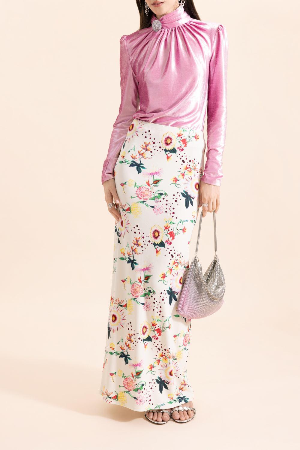 Velour Longsleeve Haute Top-CAMLIAPK-36-CLOTHINGTOPKNITS-RABANNE