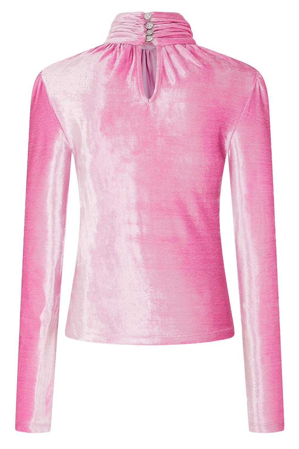 Velour Longsleeve Haute Top-CAMLIAPK-36-CLOTHINGTOPKNITS-RABANNE