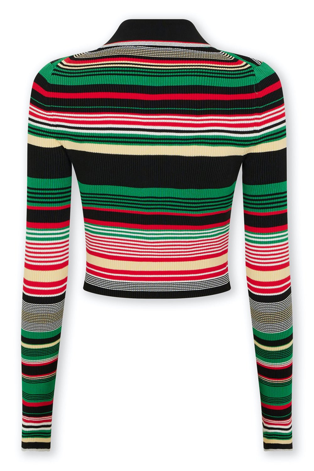 RABANNE-Long Sleeve Striped Pullover-