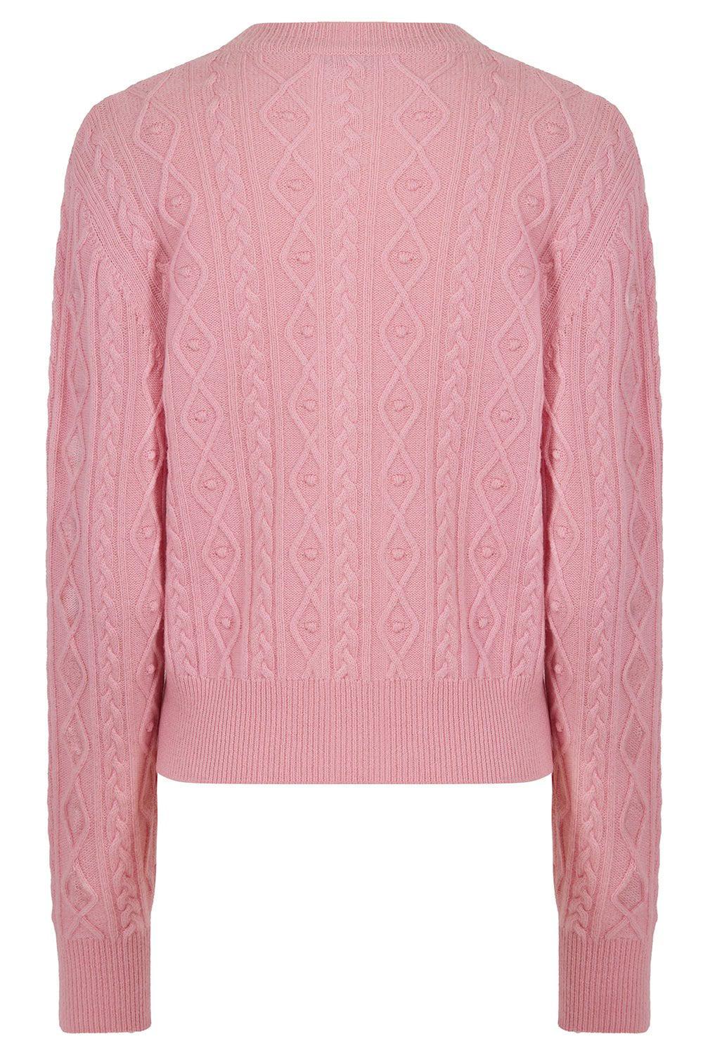 RABANNE-Pull Over Cardigan - Powder Pink-