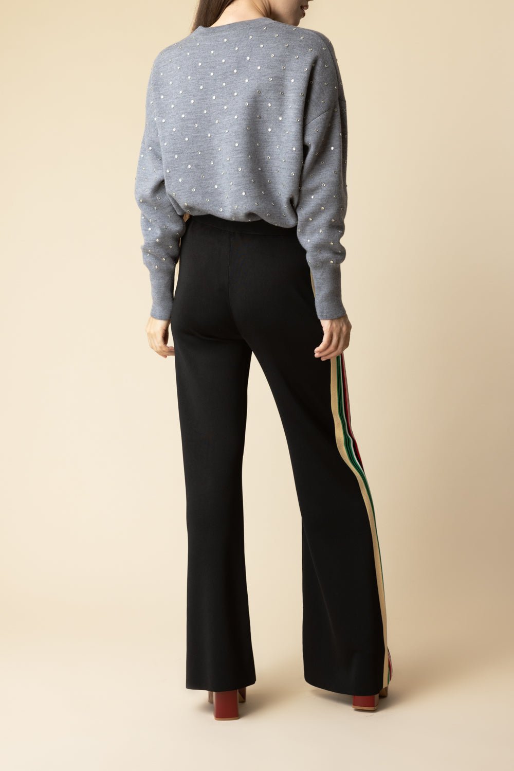 RABANNE-Crystal Embellished Sweater-