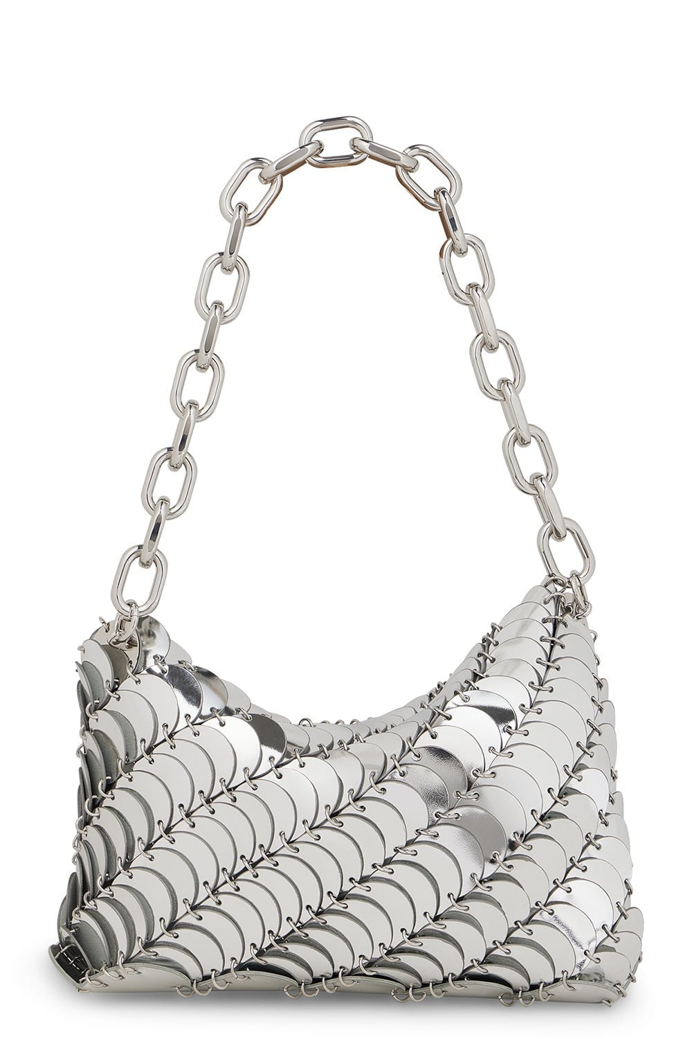 Paco Clutch Bag - Silver | RABANNE – Marissa Collections