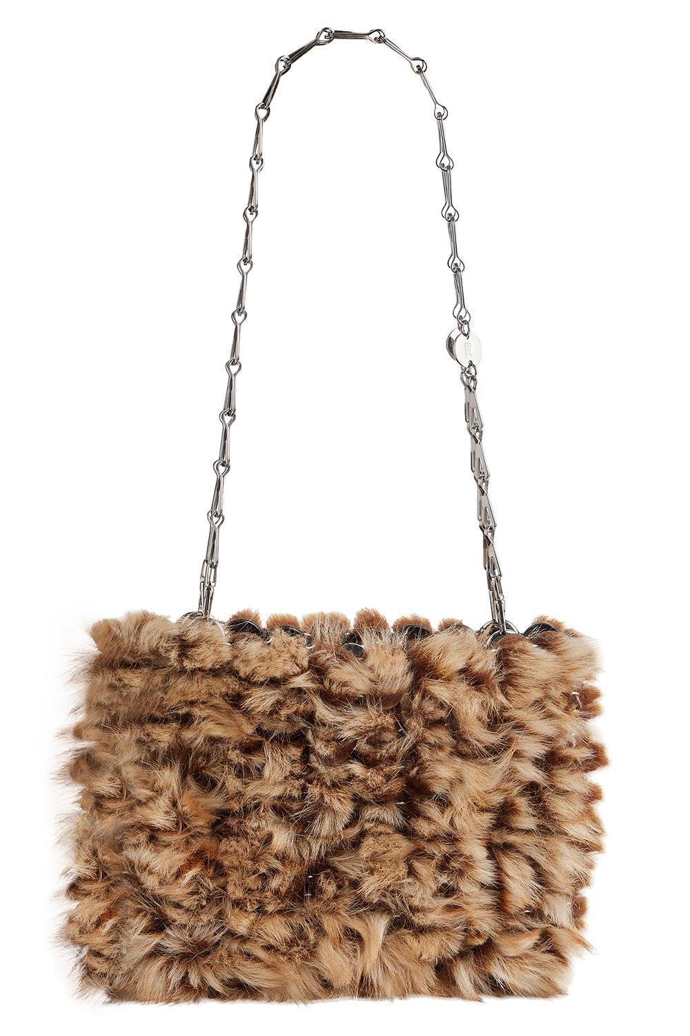 Fur Shoulder Bag-NATURAL-HANDBAGSHOULDER-RABANNE