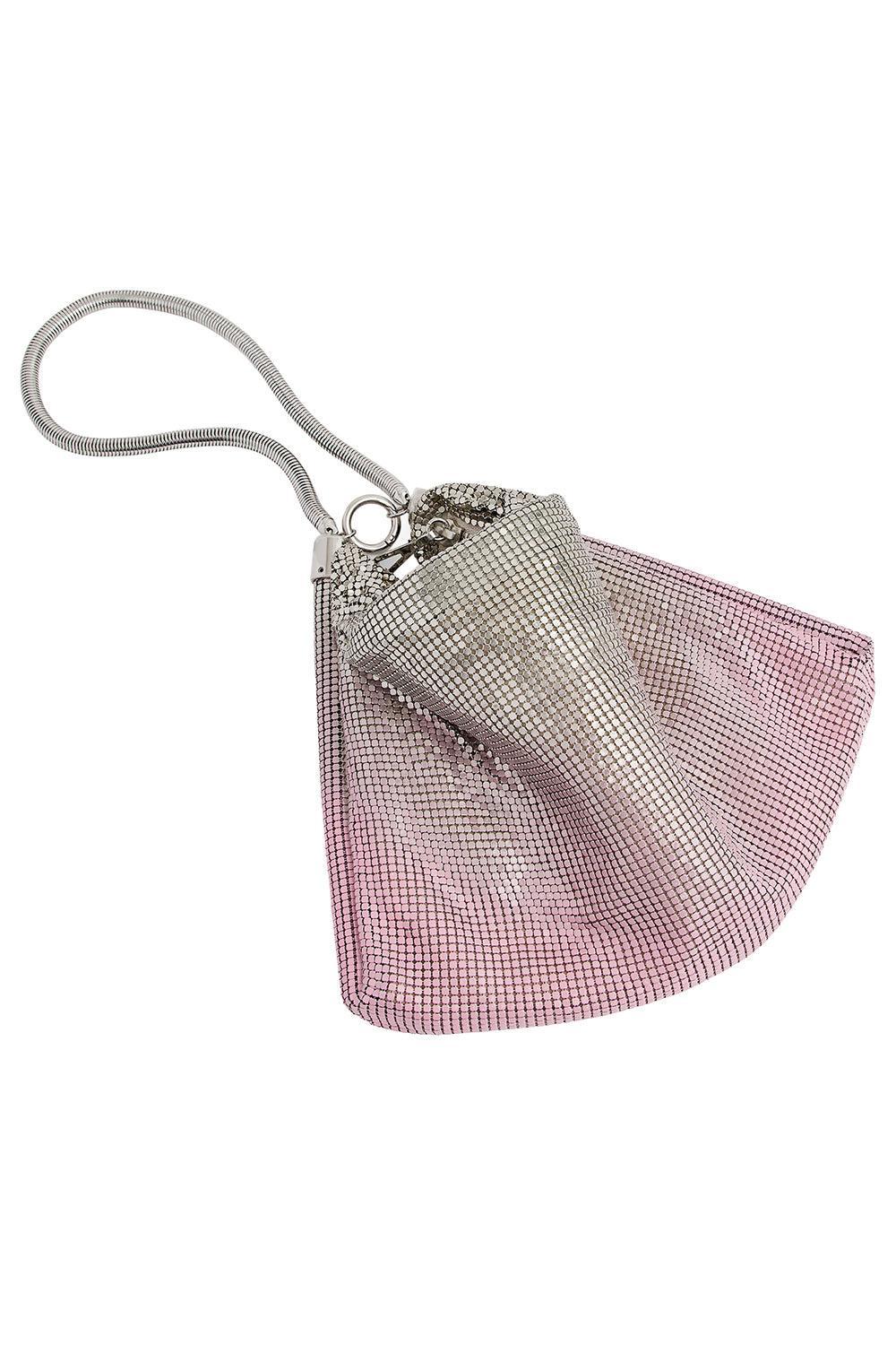 Chainmail Shoulder Bag - Pink-PINK-HANDBAGSHOULDER-RABANNE