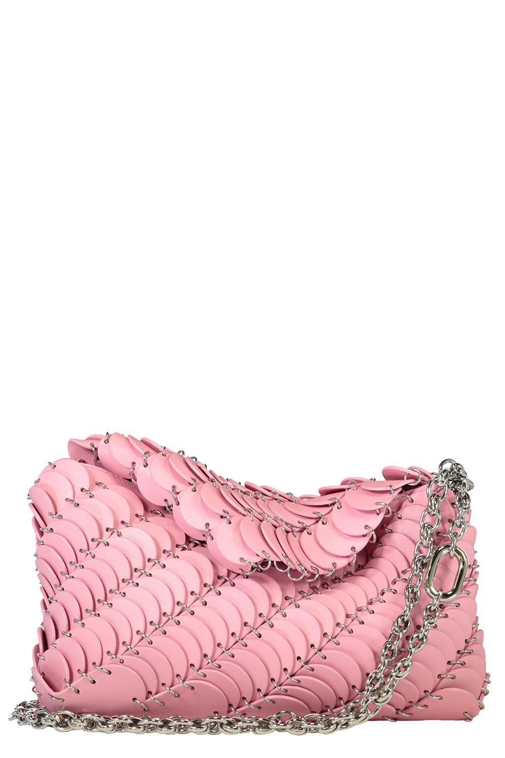 Paco Night Bag - Pink Silver-PINK-HANDBAGSHOULDER-RABANNE