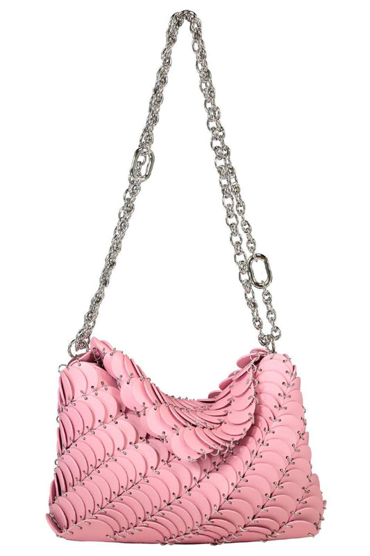 Paco Night Bag - Pink Silver-PINK-HANDBAGSHOULDER-RABANNE