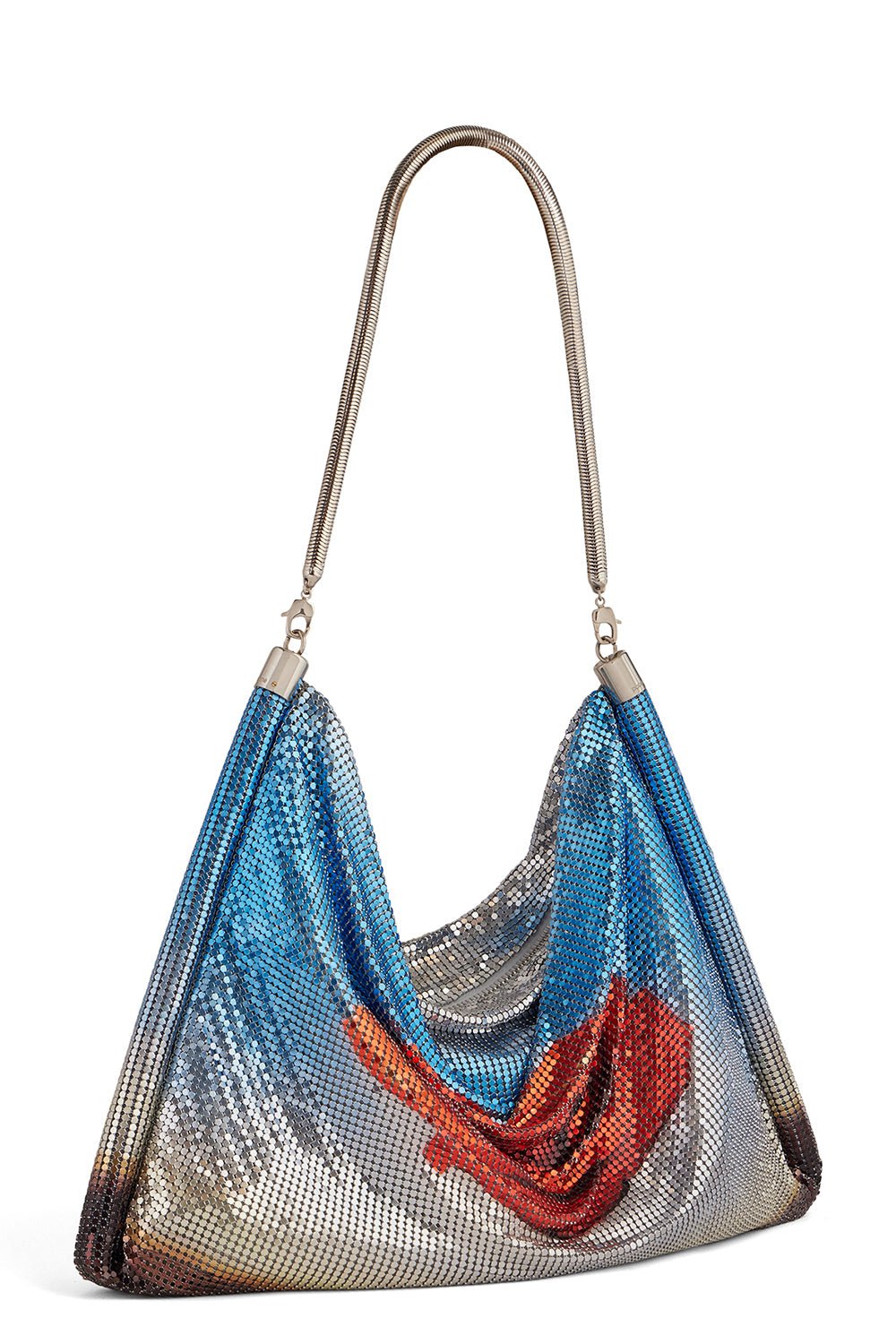 RABANNE-Pixel Tube Bag - Rose Meditative-ROSEMEDT