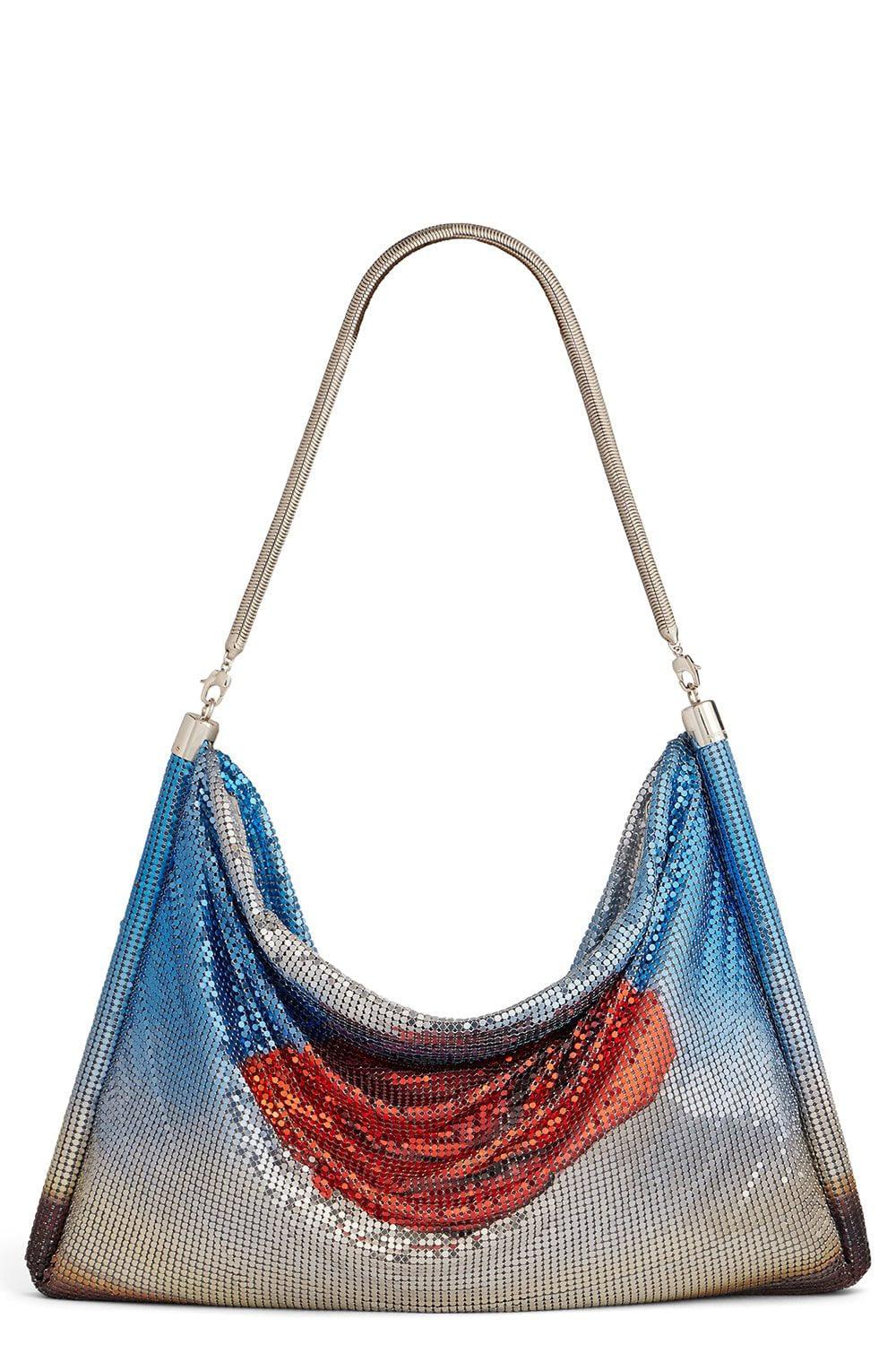 RABANNE-Pixel Tube Bag - Rose Meditative-ROSEMEDT