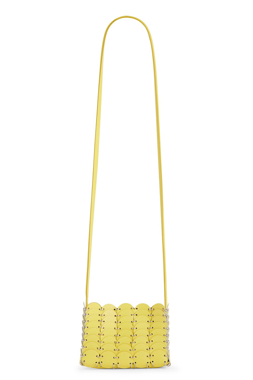 RABANNE-Pacoio Mini Cabas Tote-YELLOW