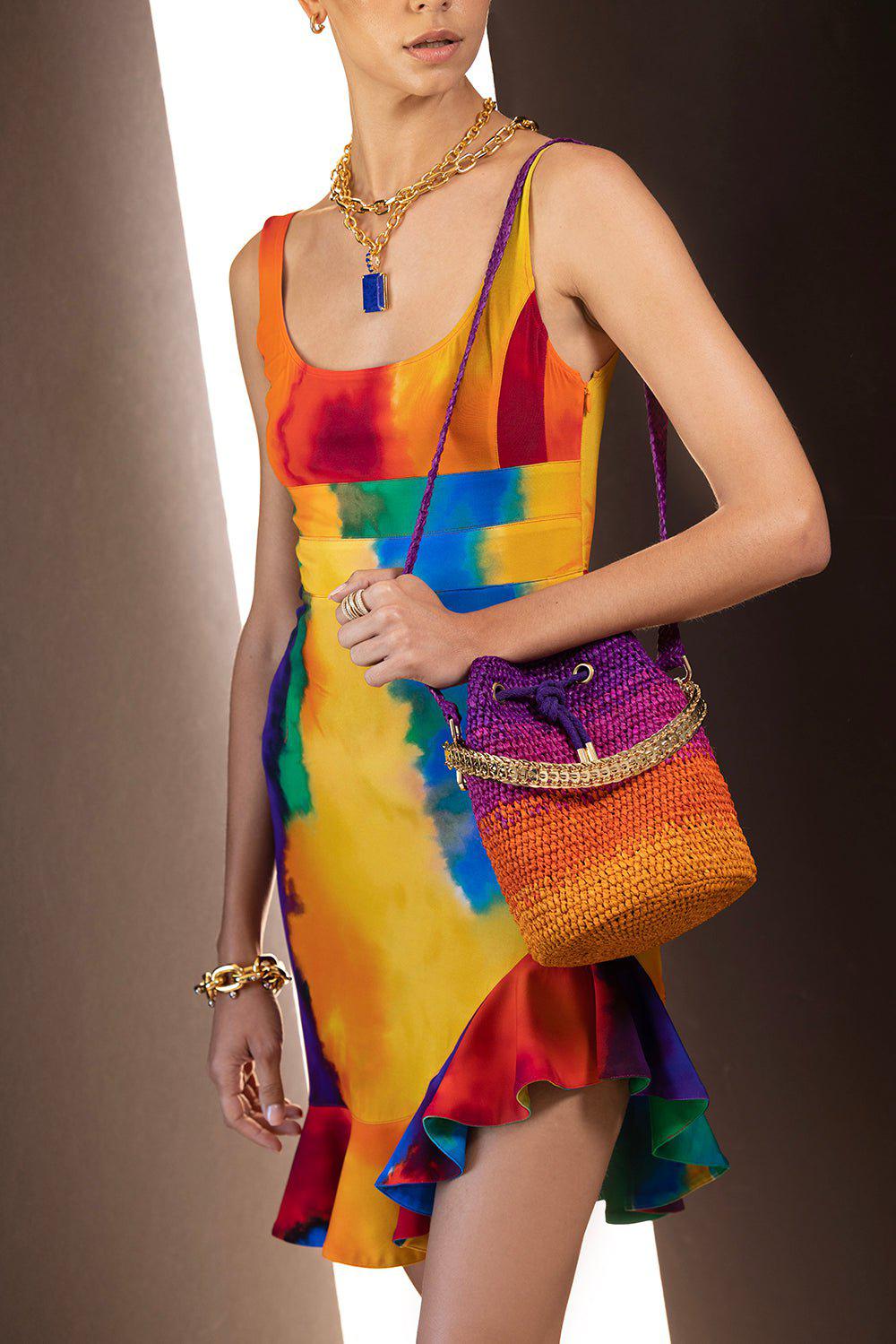 RABANNE-Arty Bucket Bag-PLSTCART