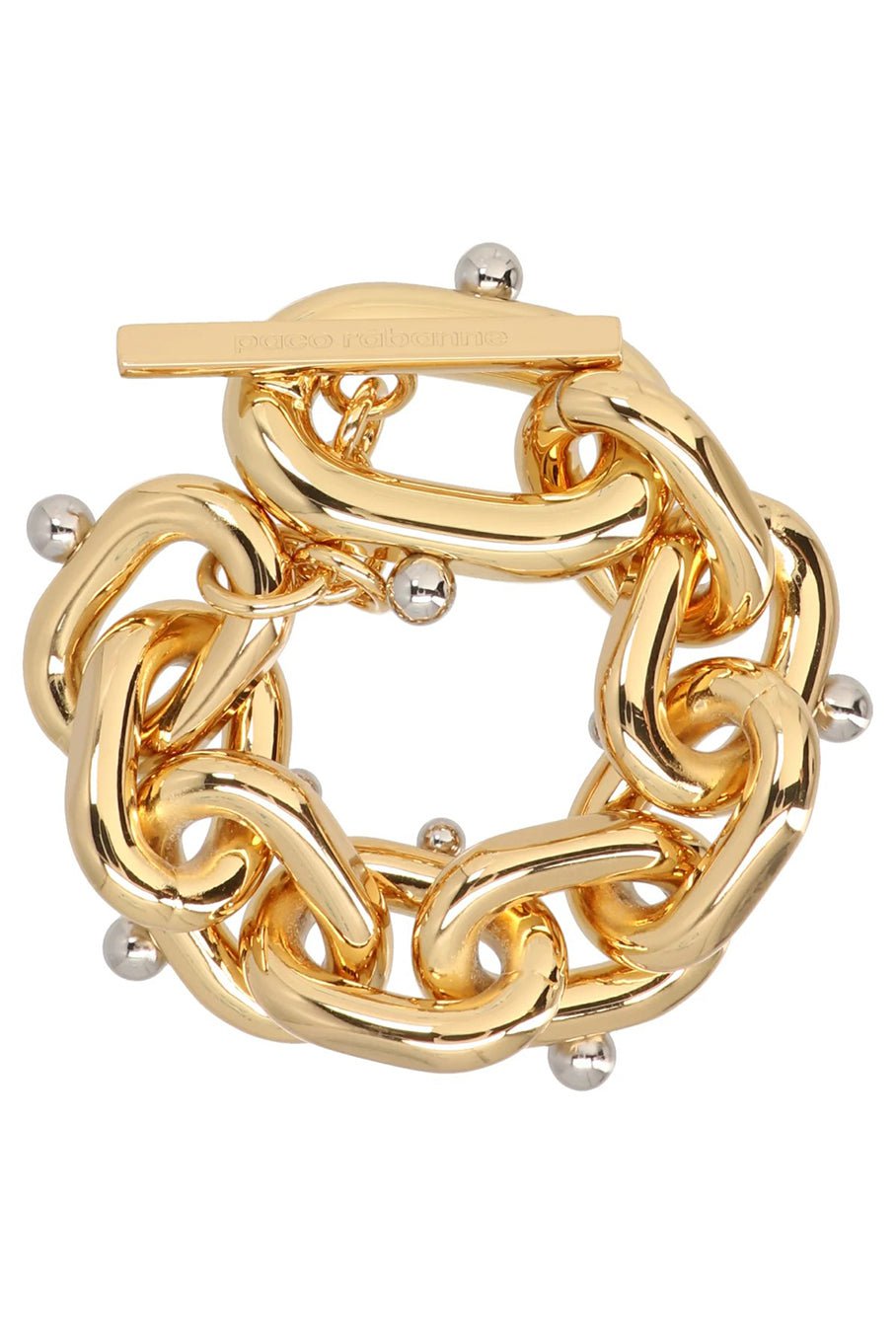 RABANNE-XL Link Bracelet-GLD/SLV