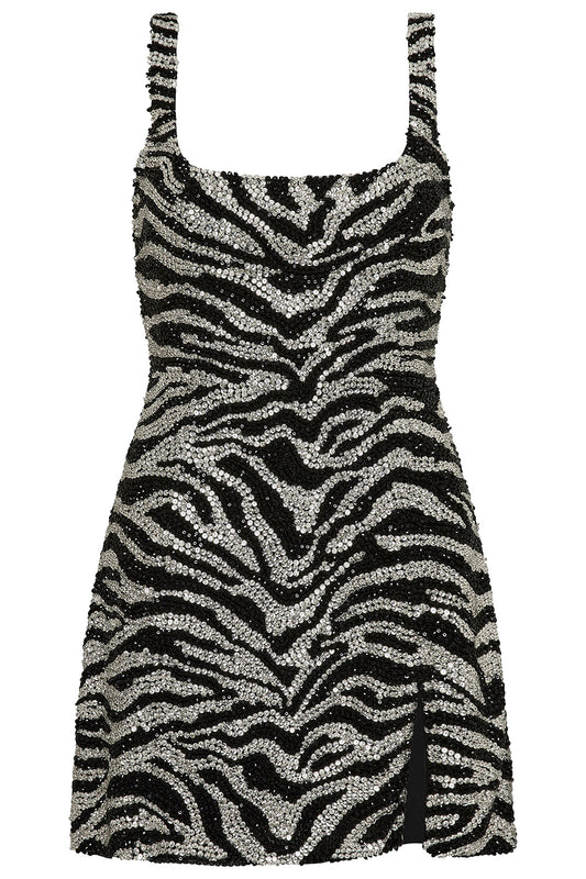 Armour Mini Dress-ANIMAL-2-CLOTHINGDRESSCOCKTAIL-RACHEL GILBERT