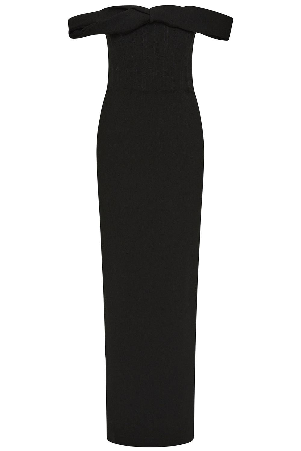 Rydell Gown-BLACK-1-CLOTHINGDRESSGOWN-RACHEL GILBERT