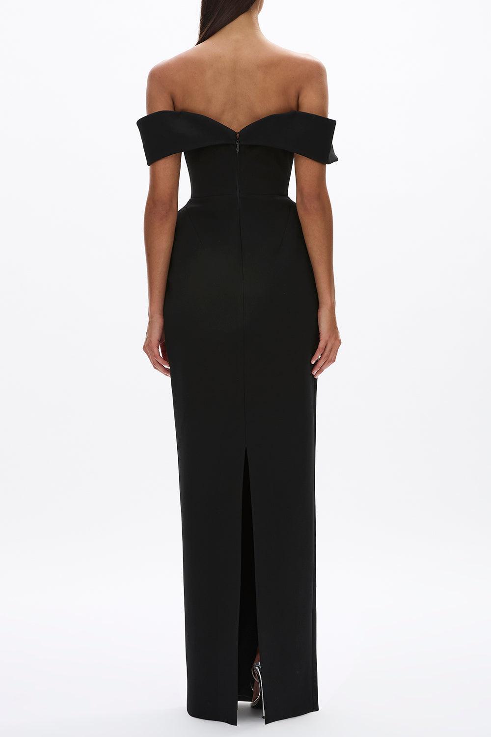 Oscar Gown-BLACK-2-CLOTHINGDRESSGOWN-RACHEL GILBERT