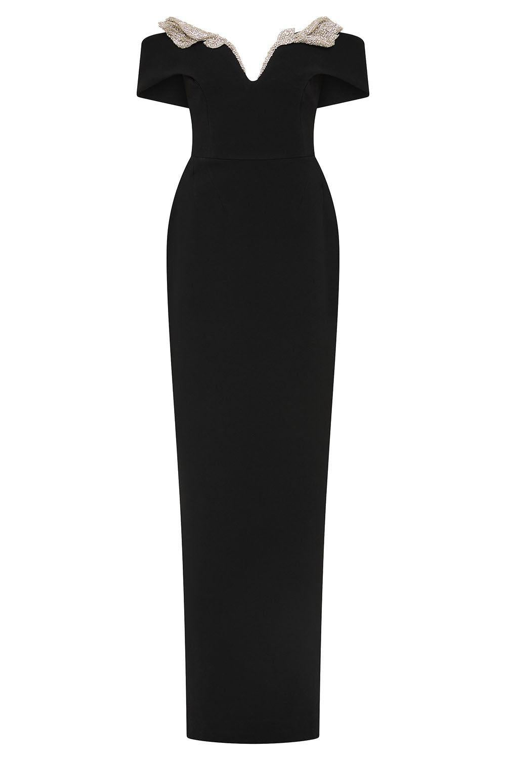 Oscar Gown-BLACK-2-CLOTHINGDRESSGOWN-RACHEL GILBERT