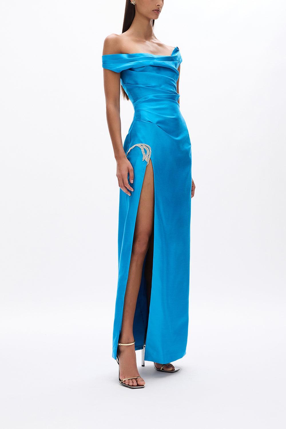 Bailey Gown-BLUE-4-CLOTHINGDRESSGOWN-RACHEL GILBERT