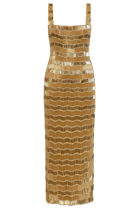 Mailk Dress-GOLD-2-CLOTHINGDRESSGOWN-RACHEL GILBERT