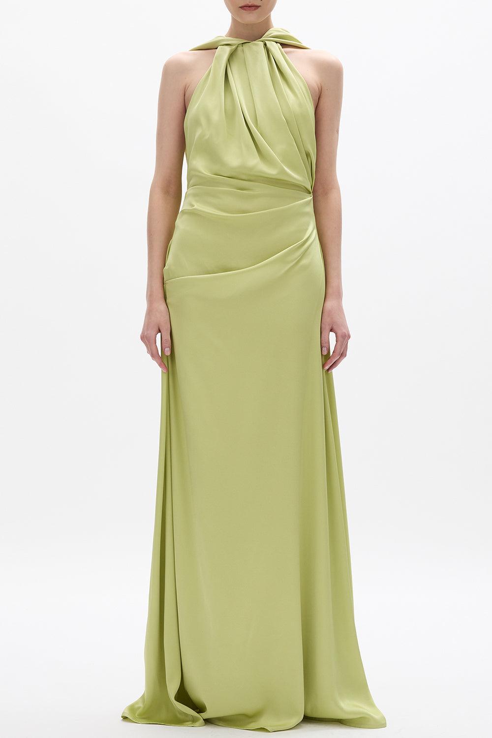 Hallie Gown-GREEN-2-CLOTHINGDRESSGOWN-RACHEL GILBERT