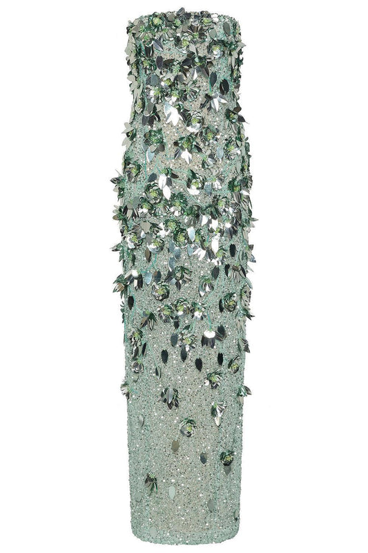 Hugo Strapless Gown-GREEN-2-CLOTHINGDRESSGOWN-RACHEL GILBERT