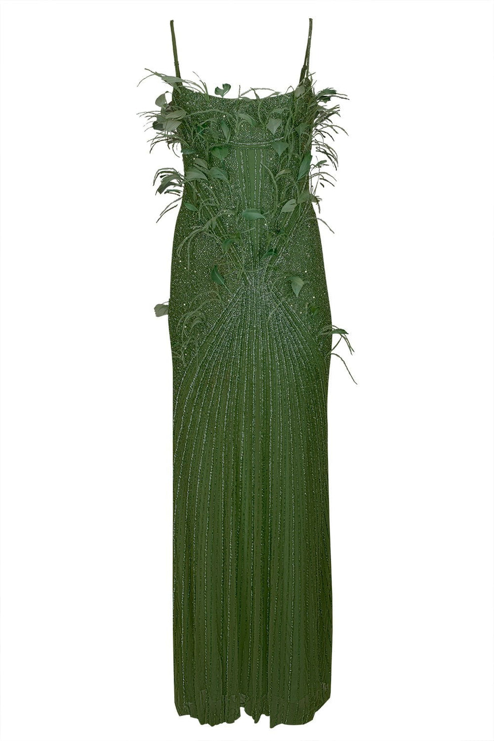 green emerald velvet dress Rachel Gilbert Skye Gown in Green – Coco & Lola