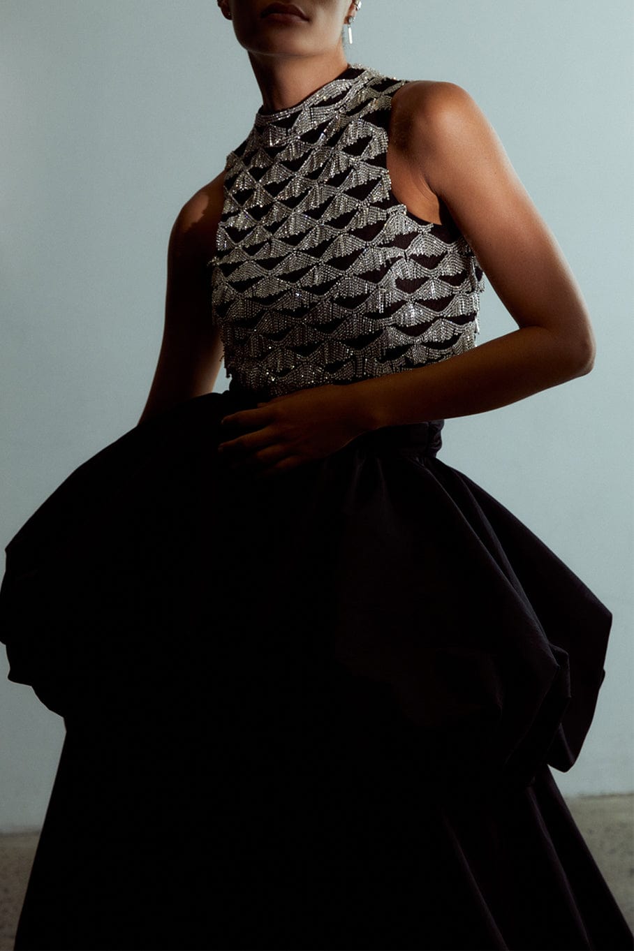 RACHEL GILBERT-Valentine Top-BLACK