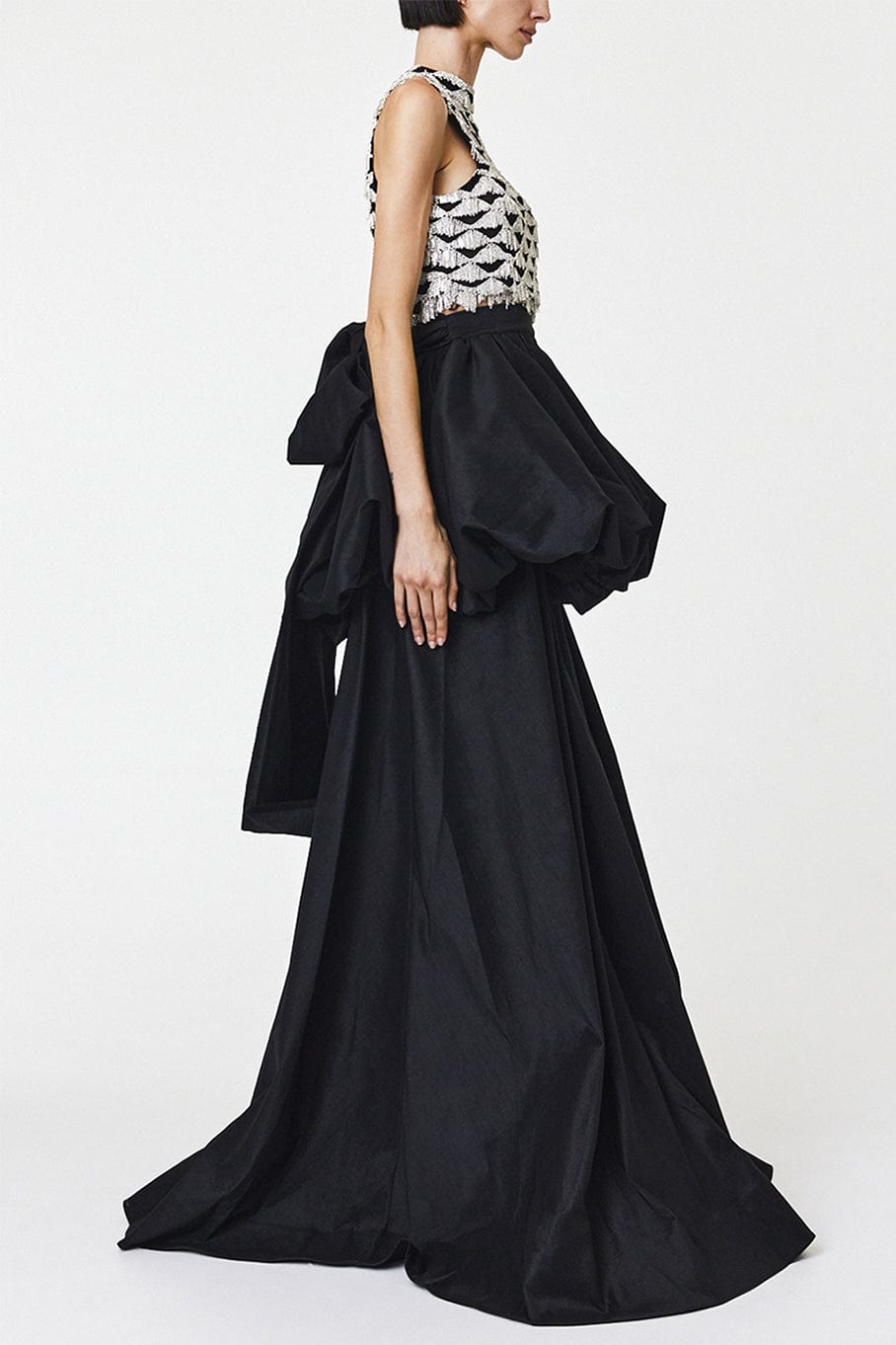 RACHEL GILBERT-Valentine Top-BLACK