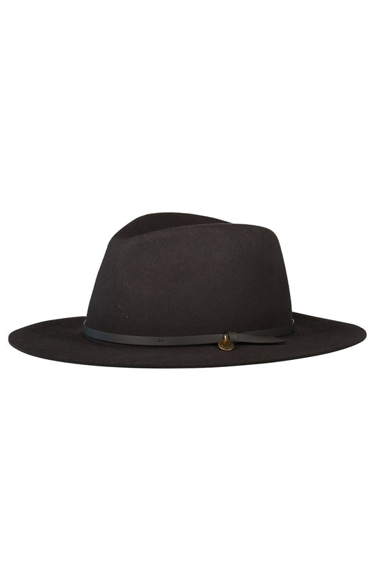 City Fedora - Dark Espresso-DKESPRSS-S-ACCESSORIEHEADWEAR-RAG & BONE