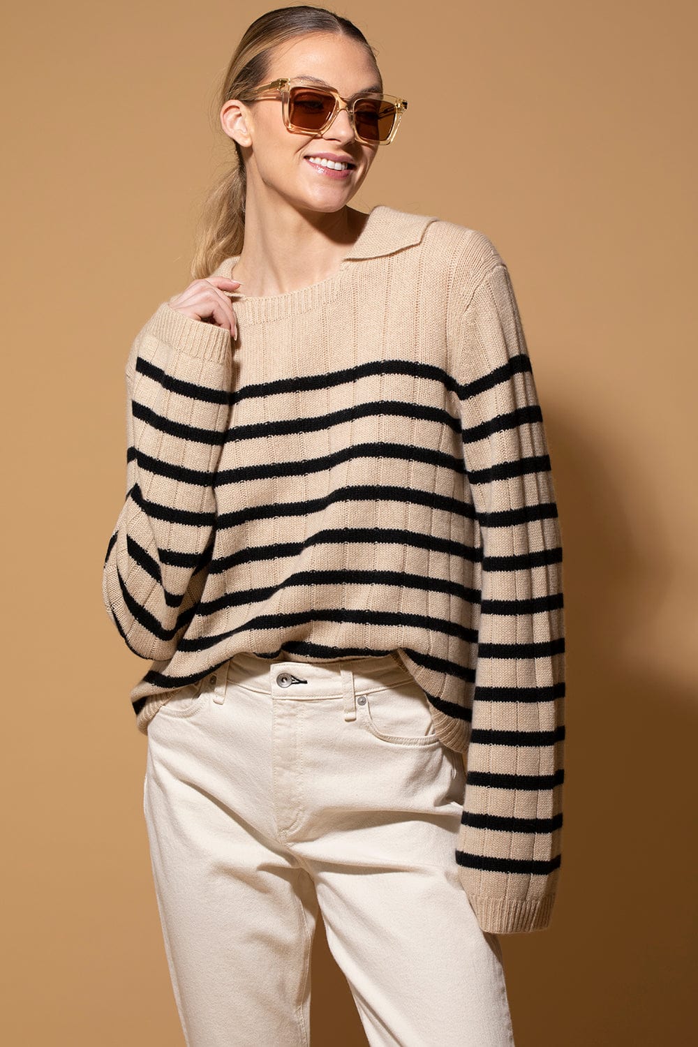 RAG & BONE-Nina High-Rise Ankle Cigarette Jeans - Ecru-