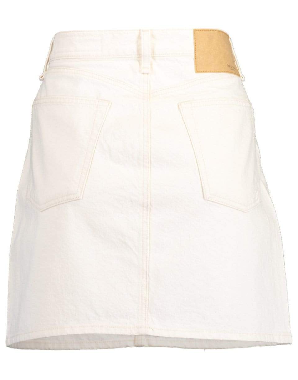 RAG & BONE-High-Rise Mini Skirt - Ecru-