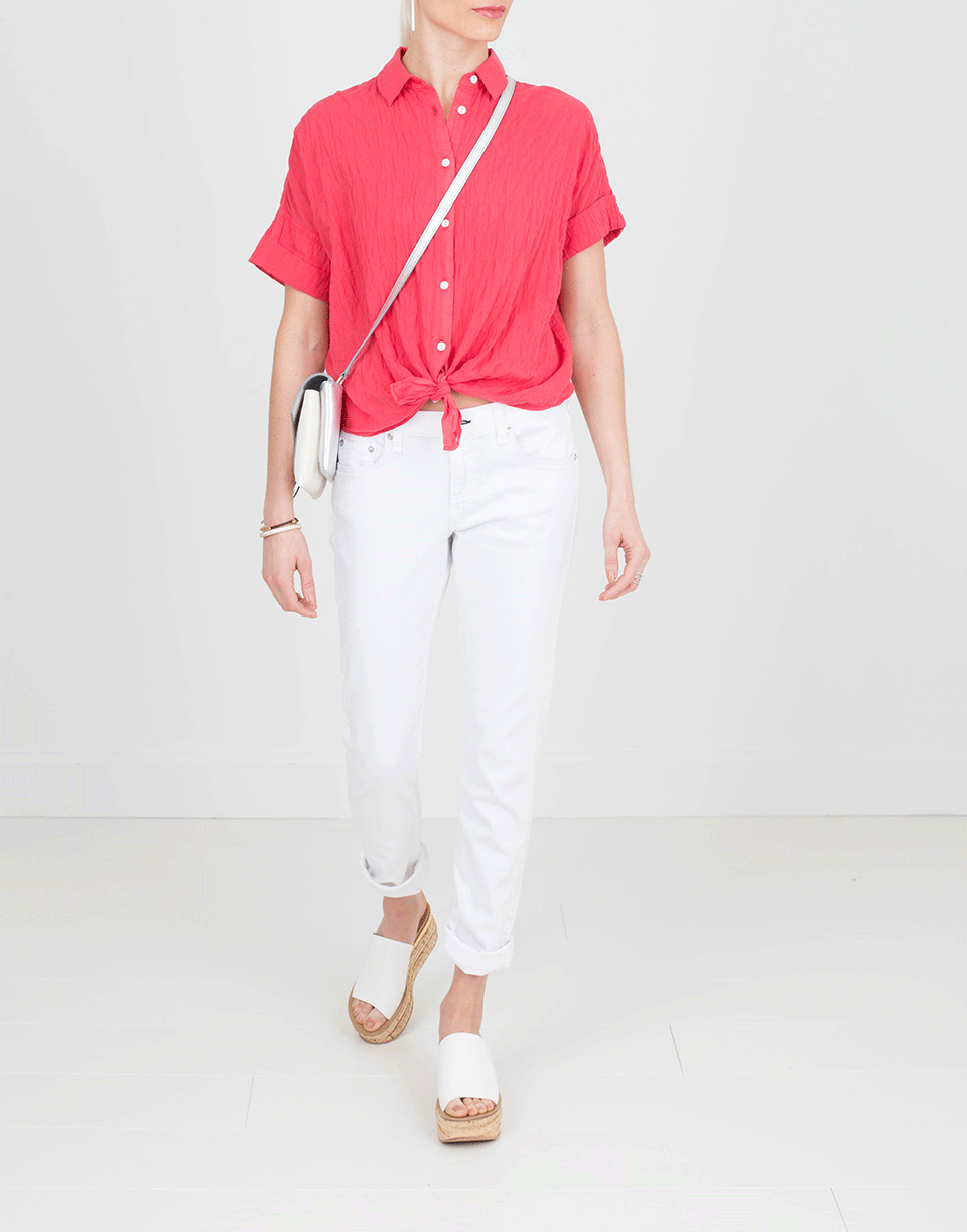 RAG & BONE-Tie Blouse-