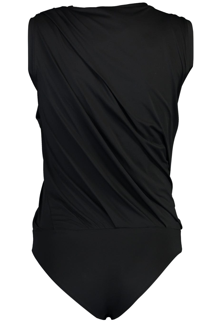 RAG & BONE-Rose Drape Tank Bodysuit - Black-