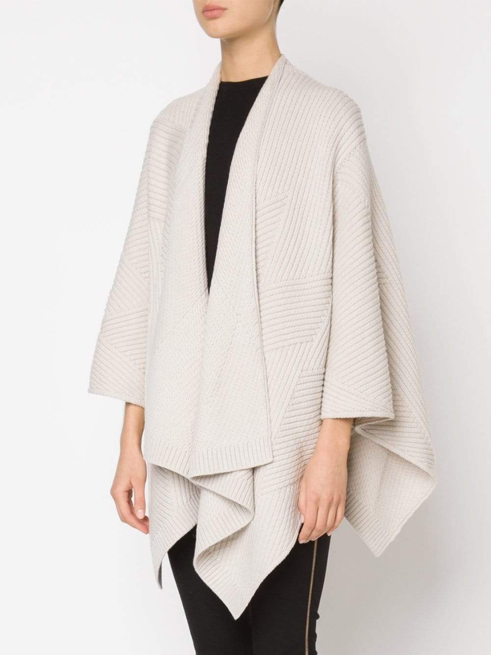 RAG & BONE-Blithe Poncho-ANTIQUE WHITE