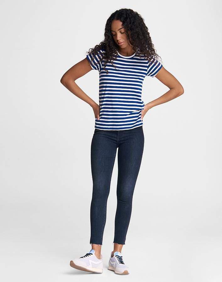 RAG & BONE-The Slub Striped Tee-