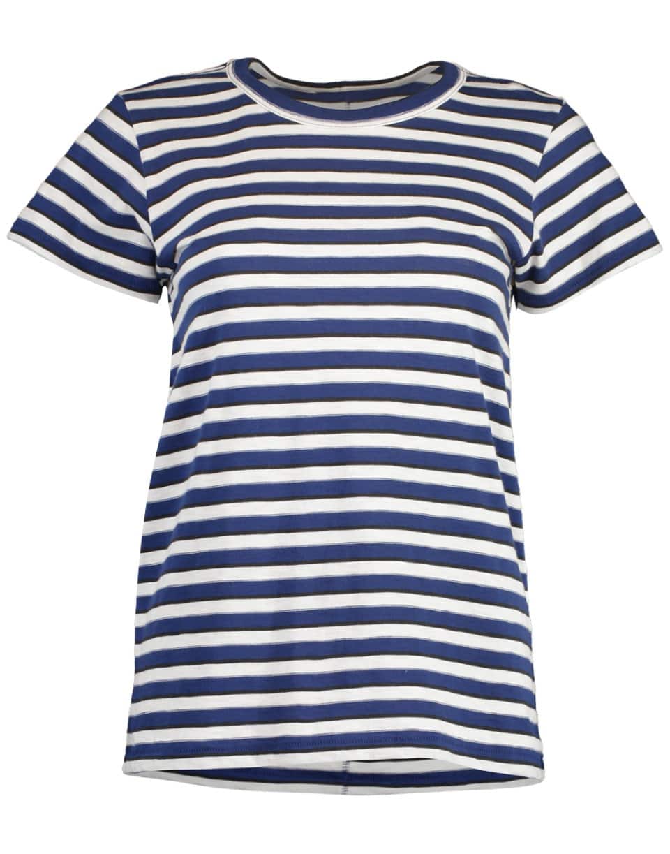 RAG & BONE-The Slub Striped Tee-