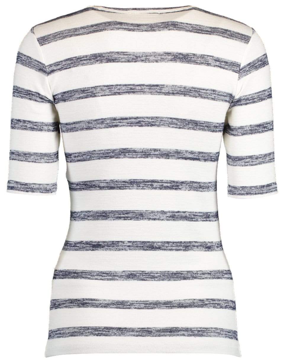 RAG & BONE-The Knit Striped Slim Tee-