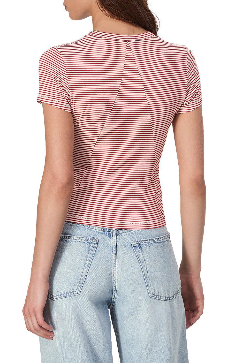 RAG & BONE-Luca Baby Tee - Red Ivory-