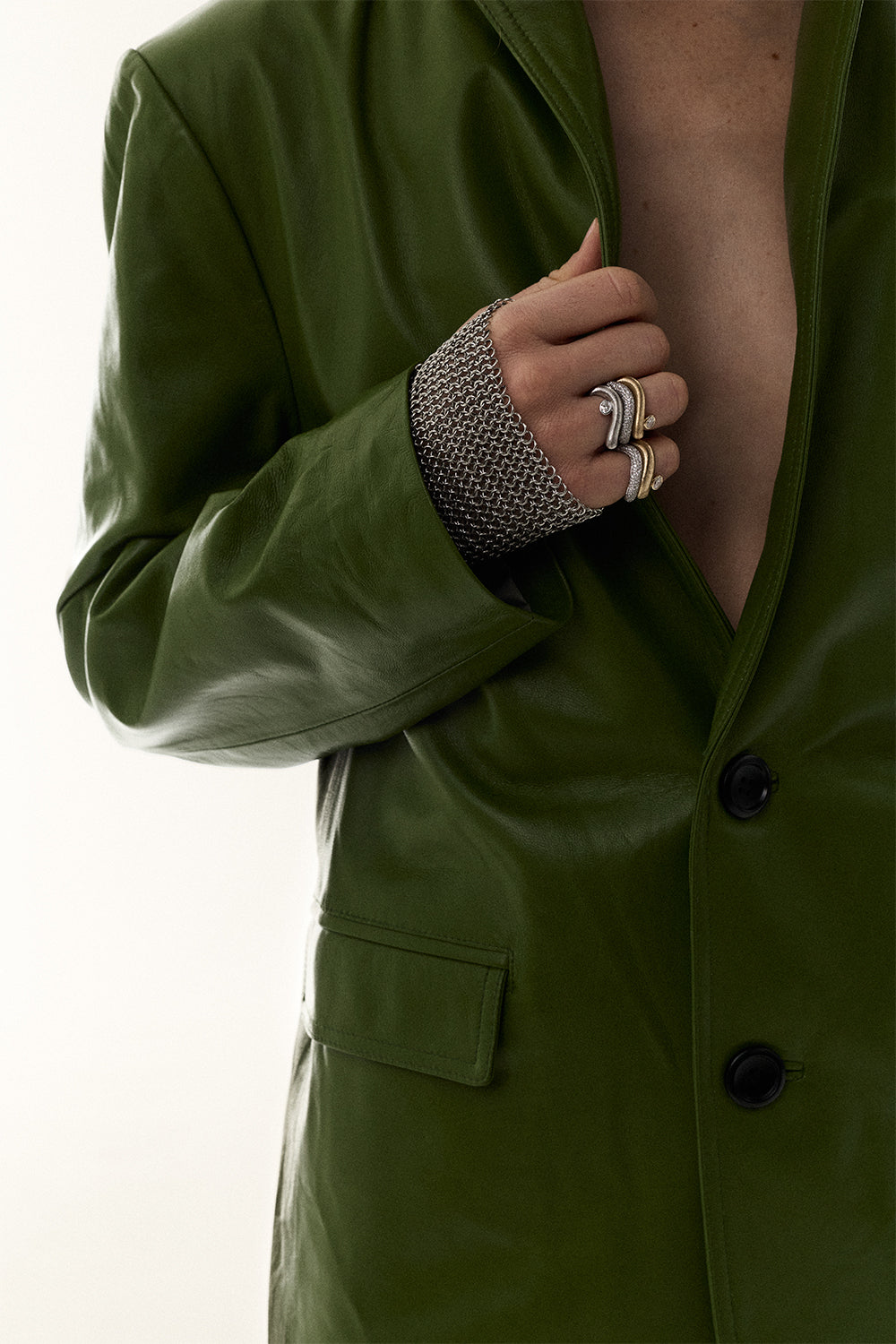 Diamond Oval Illusion Brunch Ring