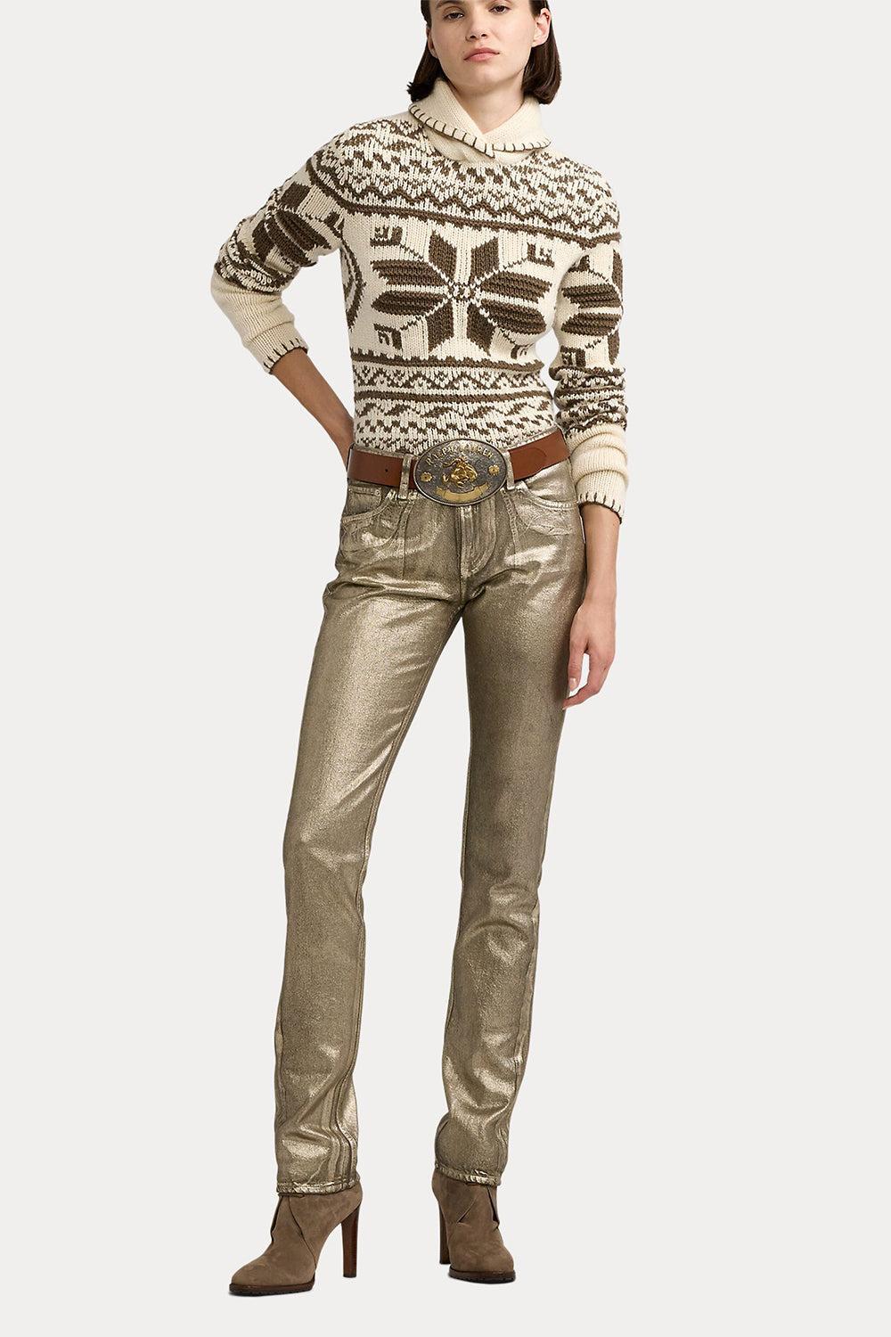 Rodeo-Buckle Wide Belt - Brown-BROWN-S-ACCESSORIEBELTS-RALPH LAUREN