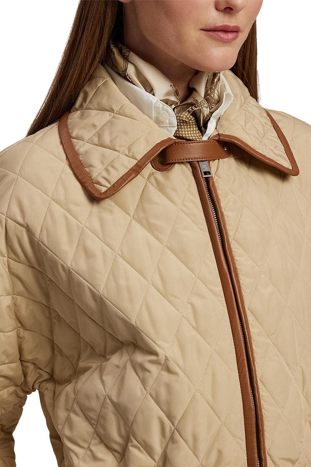 Saundra Quilted Coat-LT TAN-0-CLOTHINGCOATLONG-RALPH LAUREN