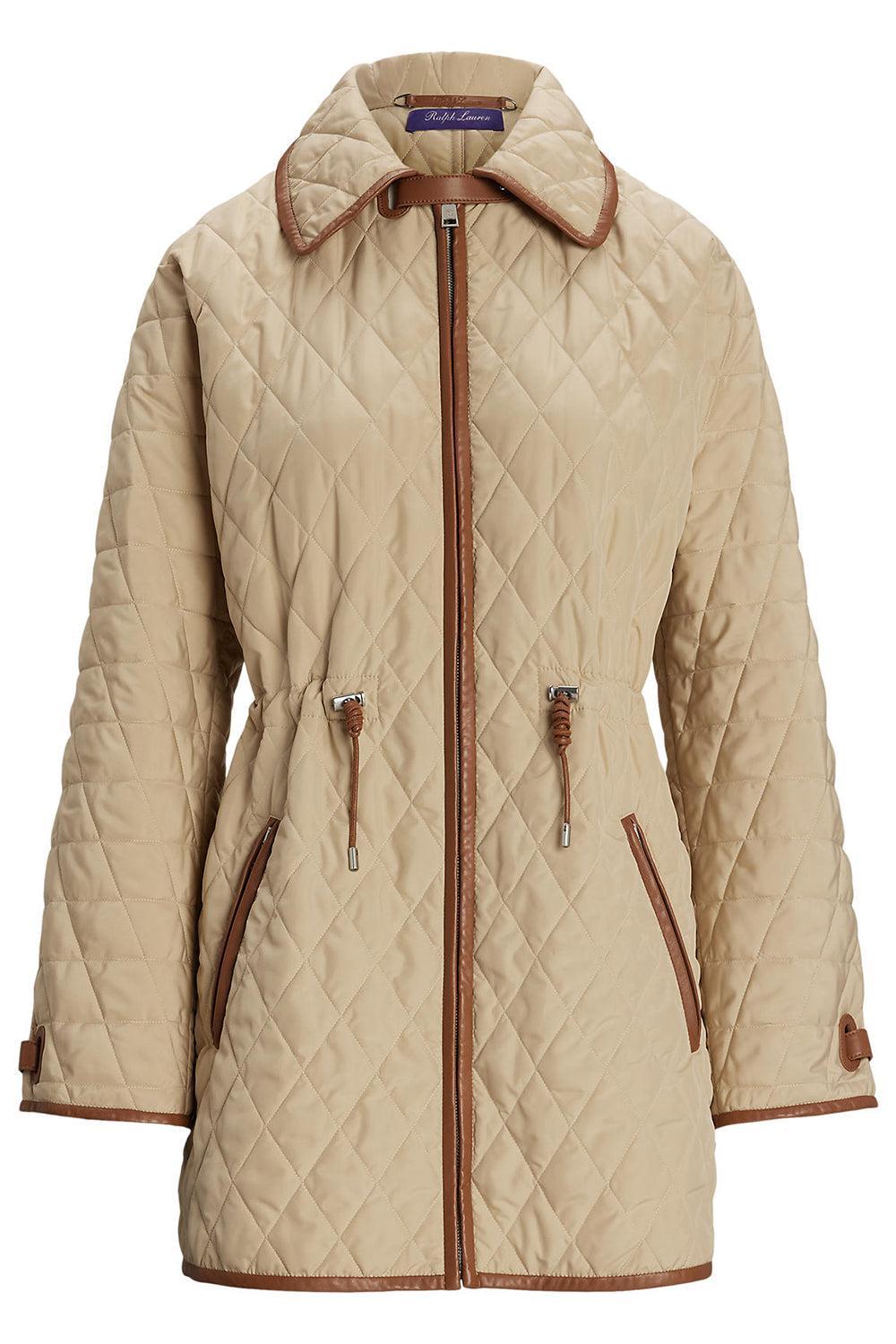 Saundra Quilted Coat-LT TAN-0-CLOTHINGCOATLONG-RALPH LAUREN