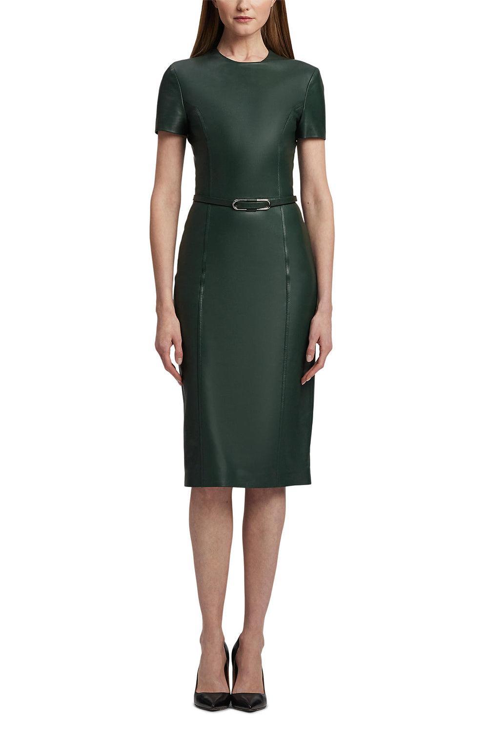 Bethanne Day Dress-DKRCGGRN-4-CLOTHINGDRESSCASUAL-RALPH LAUREN