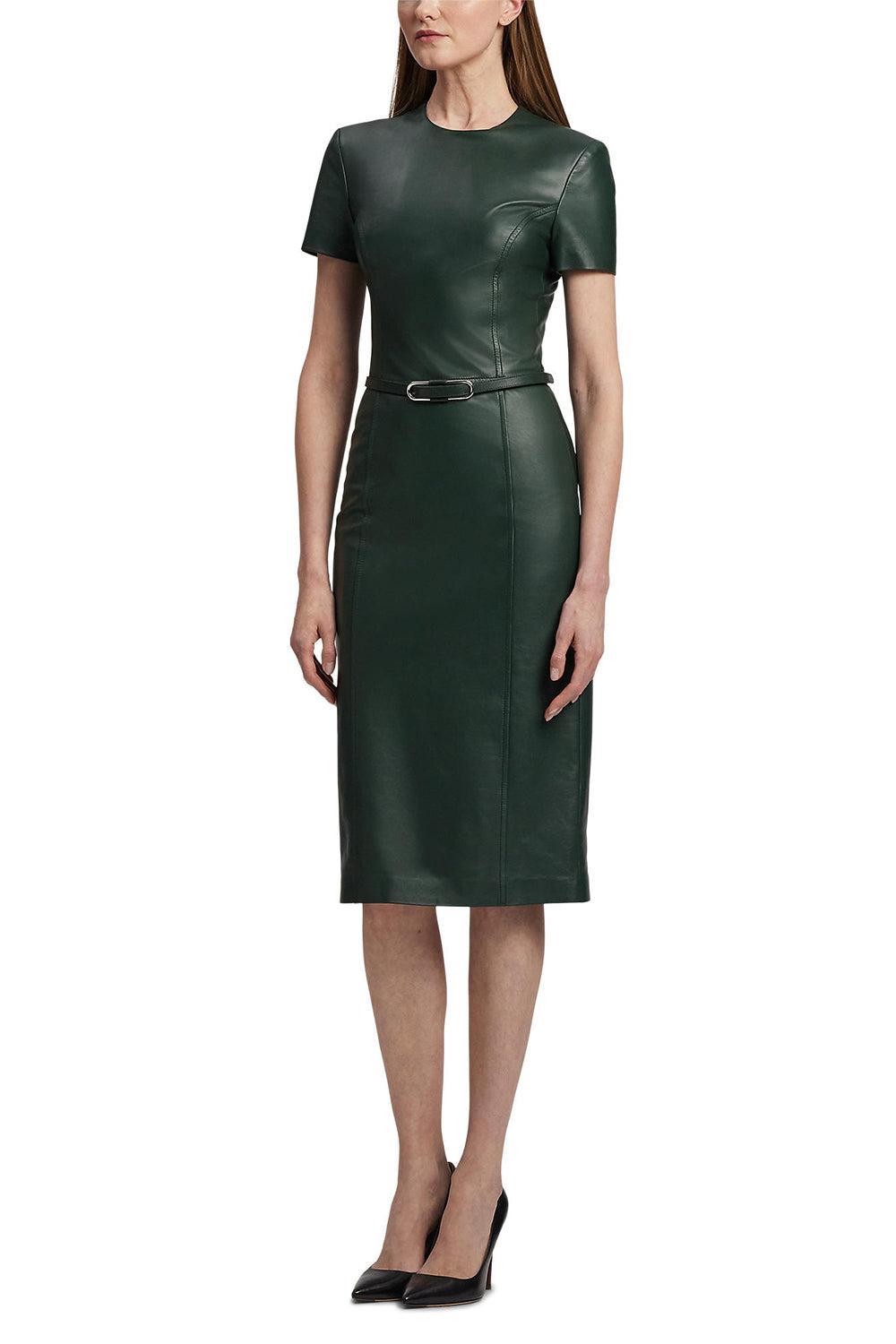 Bethanne Day Dress-DKRCGGRN-4-CLOTHINGDRESSCASUAL-RALPH LAUREN