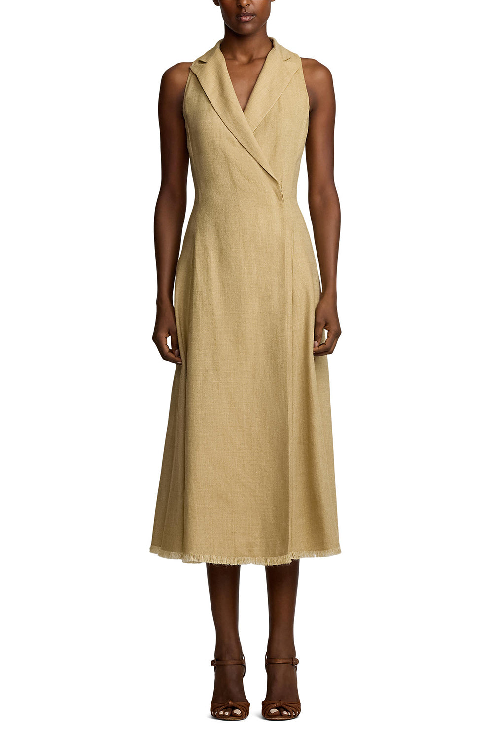 ALECIA DRESS-LUX TAN-4-CLOTHINGDRESSCASUAL-RALPH LAUREN