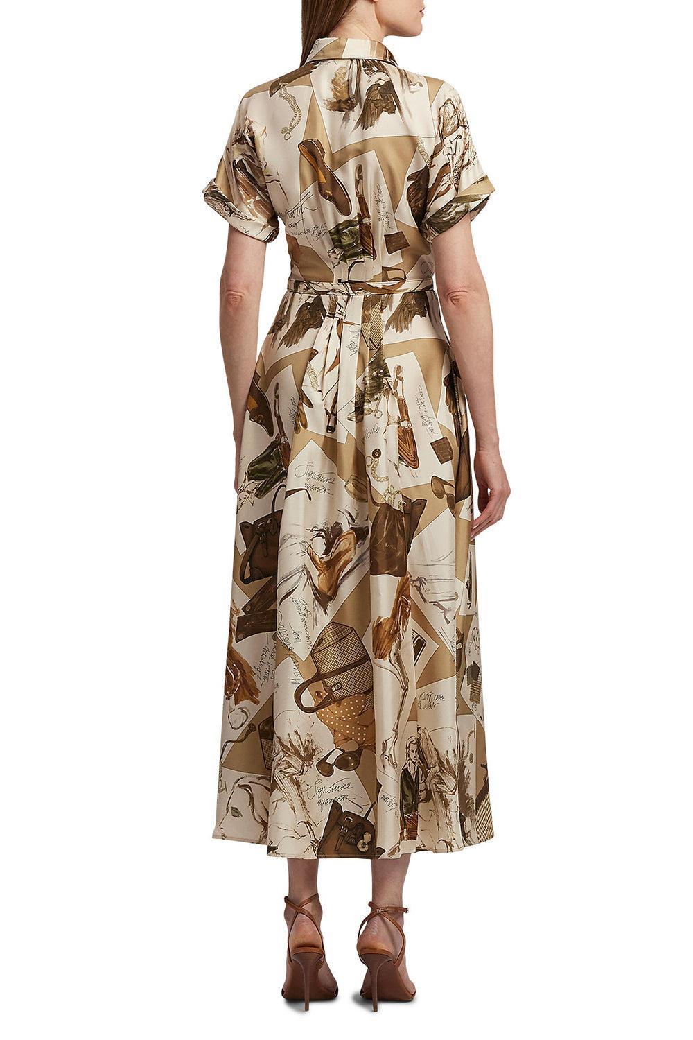 Donatella Day Dress-TAN MLTI-2-CLOTHINGDRESSCASUAL-RALPH LAUREN