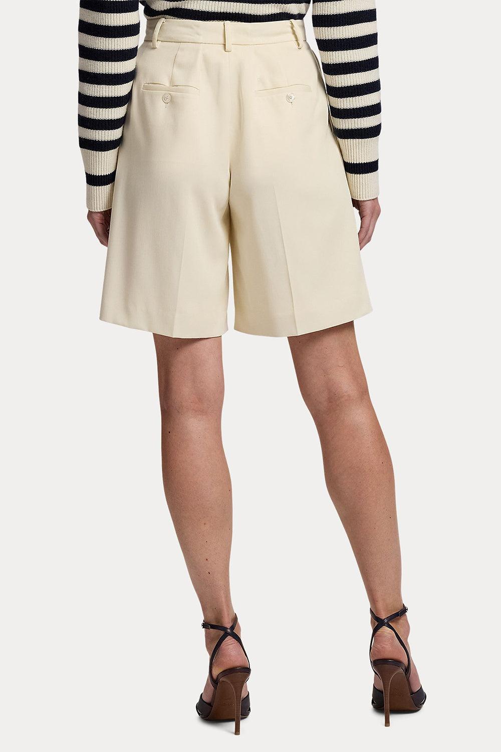 Minetta Wool Gabardine Short-CREAM-0-CLOTHINGPANTSHORT-RALPH LAUREN