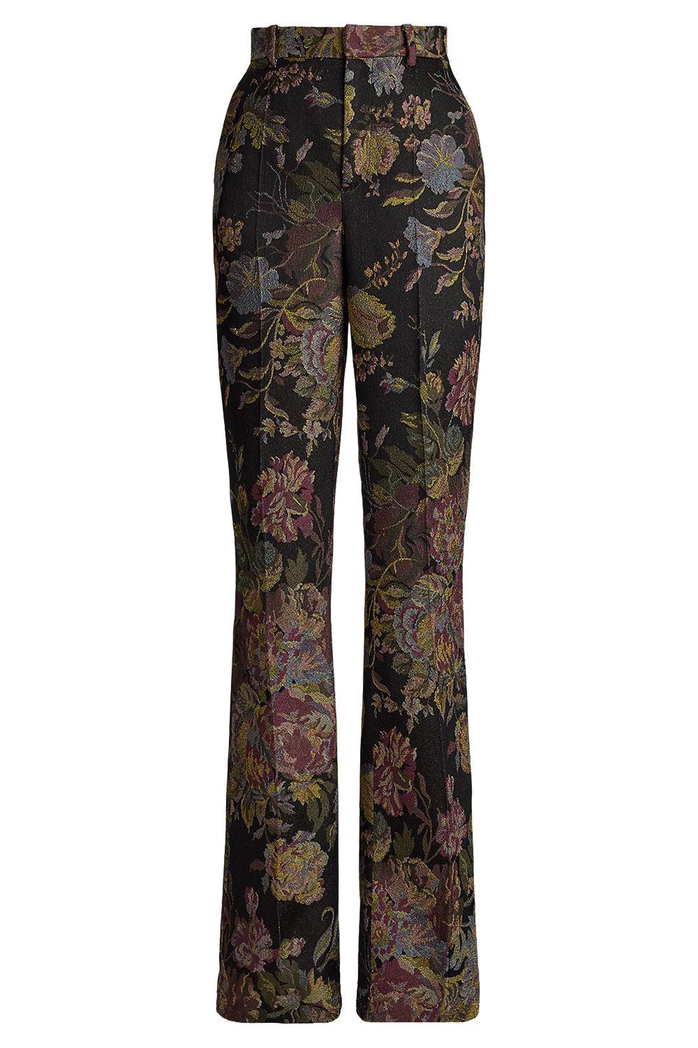 Woven Fluid Tapestry Pant-BROWN-4-CLOTHINGPANTSLIM FIT-RALPH LAUREN