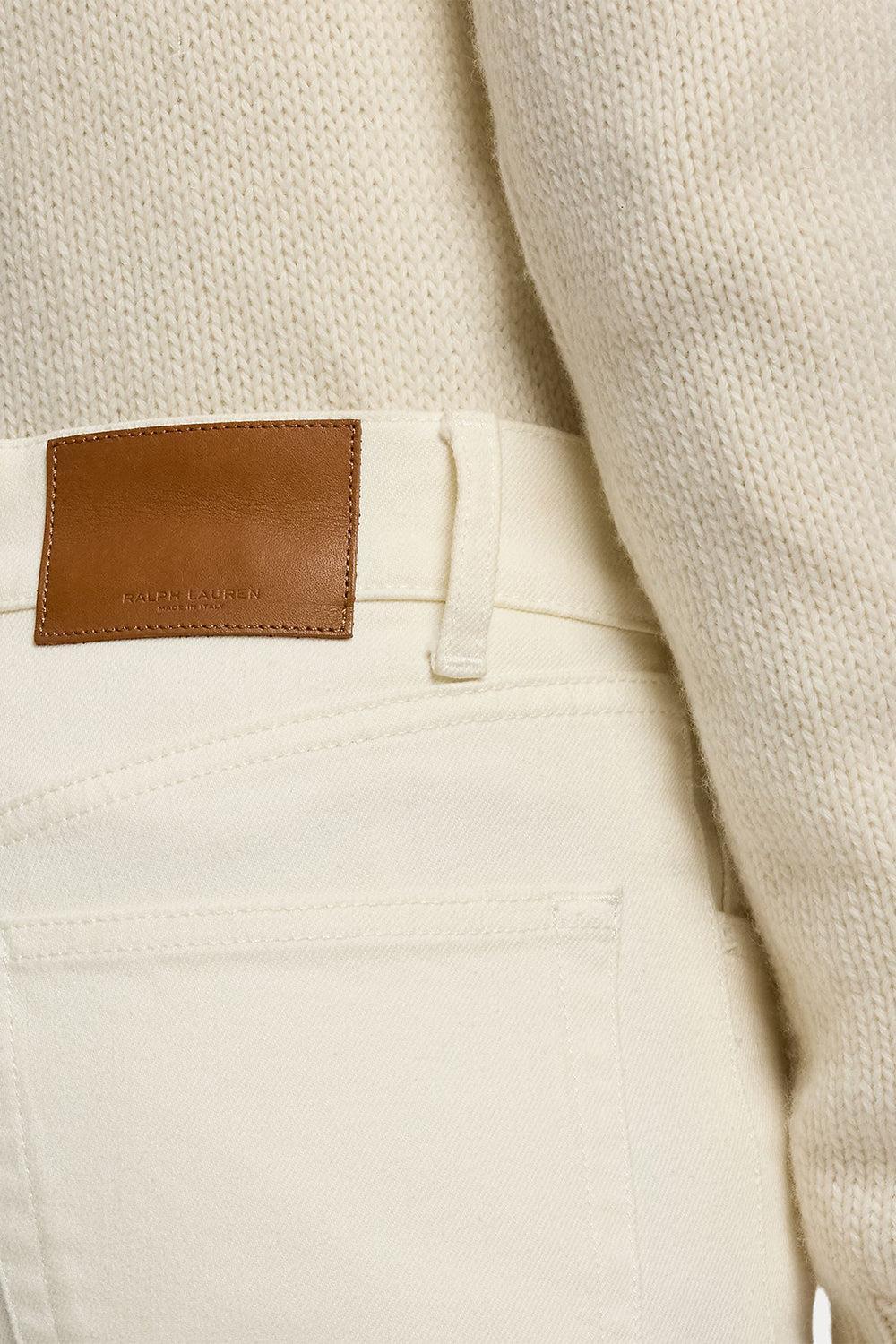 Adderley Cuffed Slim Jean-WHITE-26-CLOTHINGPANTSLIM FIT-RALPH LAUREN